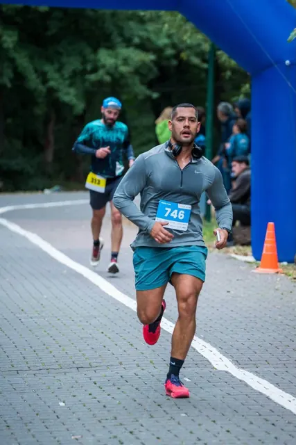 Silviu Dobre la un semimaraton