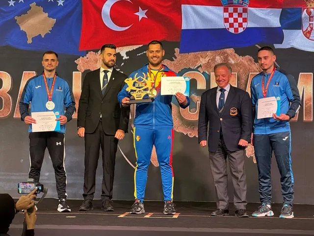 Silviu Dobre pe podium, Istanbul 2026